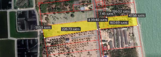 ที่ดิน ที่ดินติดหาดทรายแก้ว ท่าศาลา จ.นครศรีธรรมราช ขนาด 12 RAI 1 งาน 2 Square Wah  61283750 thb ใกล้ ติดหาดหาดทรายแก้ว (ท่าศาลา) ราคา - สุดคุ้ม รูปร่างสี่เหลี่ยมผืนผ้า, ติดถนน และติดทะเล เหมาะสำหรับนำไปพัฒนาเป็นบ้านพักตากอากาศ, รีสอร์ต หรือโรงแรมติด