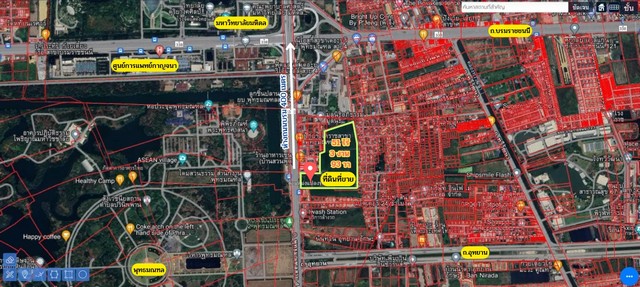 ขายที่ดินติดถนน​พุทธมณฑล ซื้อที่สวย ทำเลดี ต.ศาลายา อ.พุทธมณฑล จ.นครปฐม ผังเมืองสีเหลือง